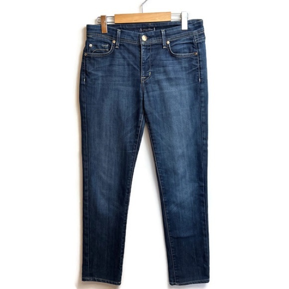 FIDELITY Stevie Mid Rise Straight Leg Viper Rinse Jeans Sz 28 - Picture 2 of 11